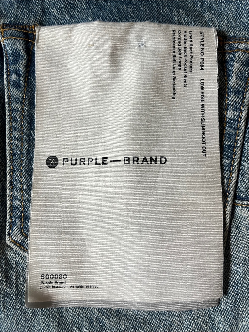 Purple Brand Men’s Light Blue Bootcut Jeans 29